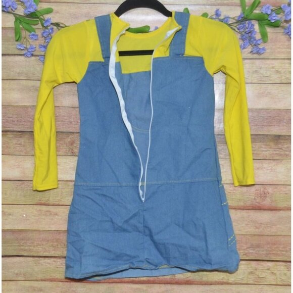 Rubies Despicable Me 2 Girls 1 Piece Minion Dress Costume Size M Blue Halloween - Picture 6 of 9